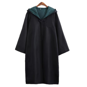 Cape de Sorcier Unisexe à Capuche - Costume Idéal pour Halloween et Cosplay
