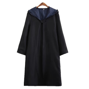 Cape de Sorcier Unisexe à Capuche - Costume Idéal pour Halloween et Cosplay