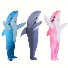 Costume Gonflable de Requin pour Halloween - Amusant et Confortable à Porter