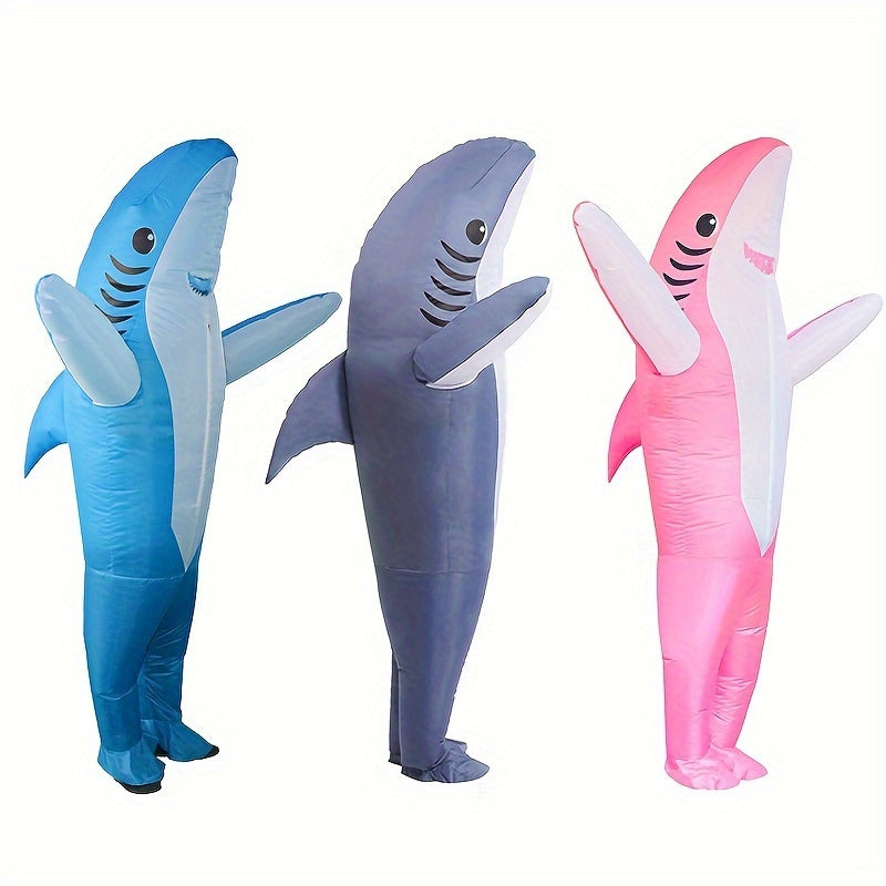 Costume Gonflable de Requin pour Halloween - Amusant et Confortable à Porter