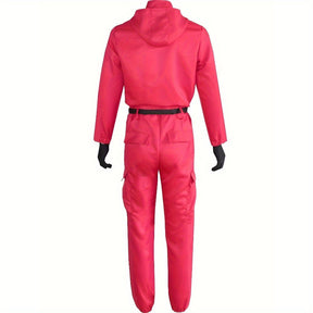 Costume d'Halloween Unisexe en Jumpsuit - Avec Capuche et Fermeture Éclair