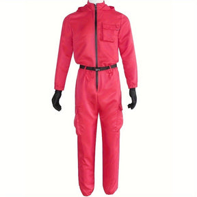 Costume d'Halloween Unisexe en Jumpsuit - Avec Capuche et Fermeture Éclair