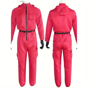 Costume d'Halloween Unisexe en Jumpsuit - Avec Capuche et Fermeture Éclair