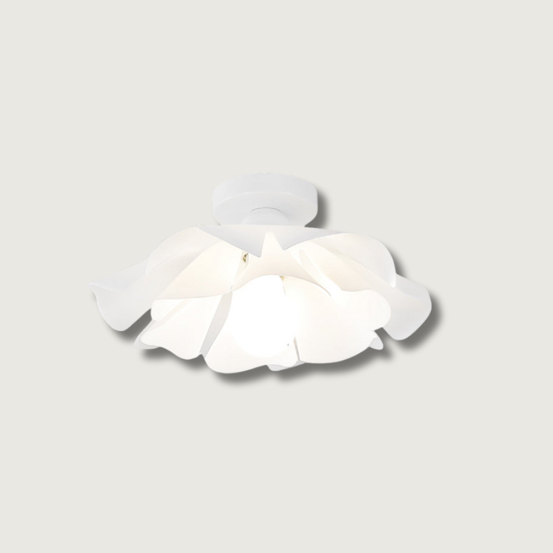 Lampe de Plafond Florale - Éclairage Chaud et Ambiance Romantique