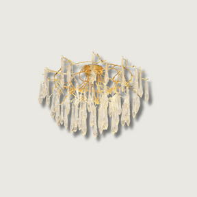 Lampe de Plafond en Cristaux - Design Élégant et Luxueux