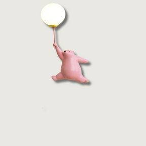 Applique Murale Ours Mignon - Lumière Douce et Ambiance Cosy