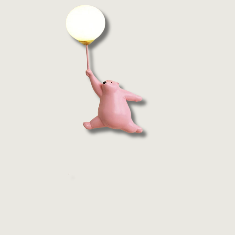 Applique Murale Ours Mignon - Lumière Douce et Ambiance Cosy