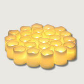 Bougies LED pour Ambiance Festive - Sûres et Élégantes pour Toutes Occasions