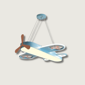 Lustre Pendentif Avion LED - Éclairage Ludique pour Chambre d'Enfant