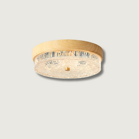 Plafonnier Design Moderne en Verre - Élégance Naturelle et Chaleur Intérieure