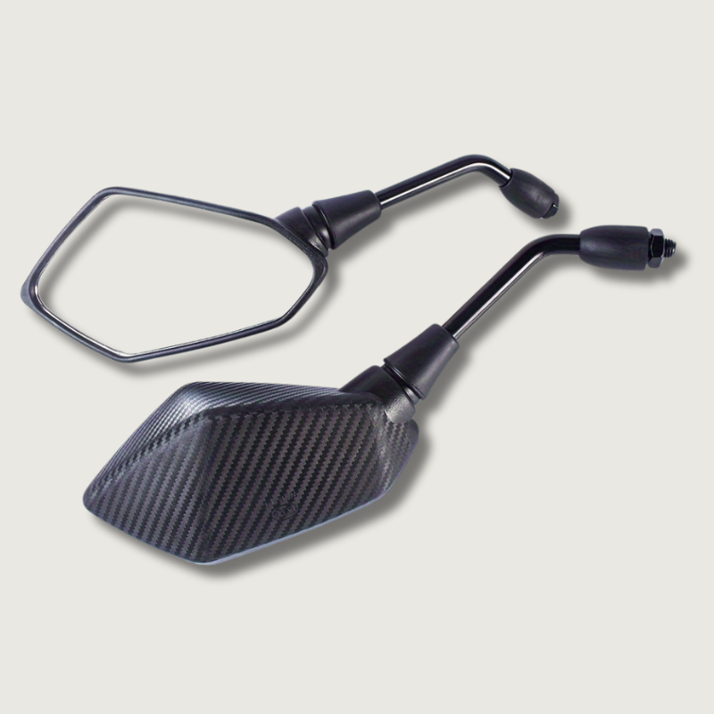 Miroirs de Moto Universels - Large Champ de Vision et Sécurité