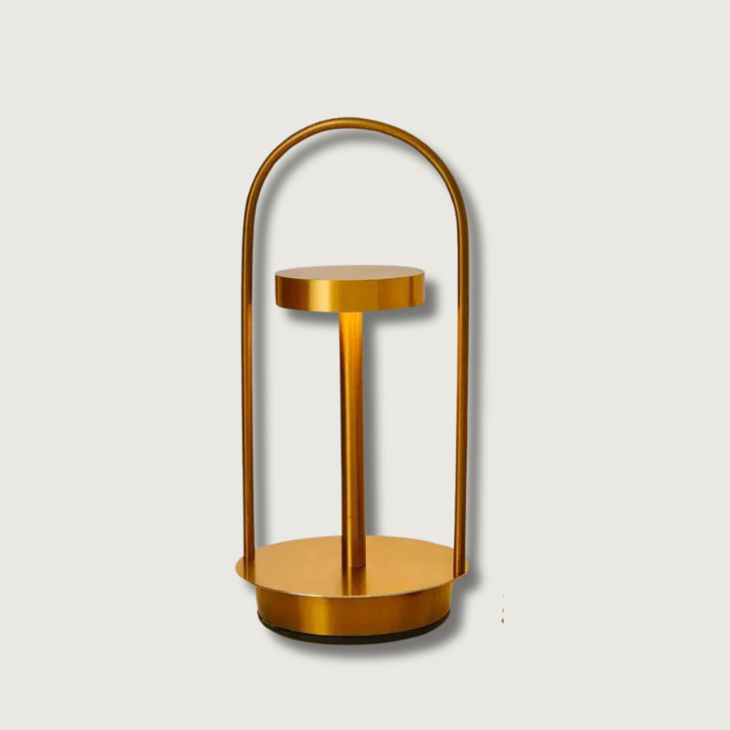 Lampe de Table Rétro Élégante - Design Sophistiqué et Portable