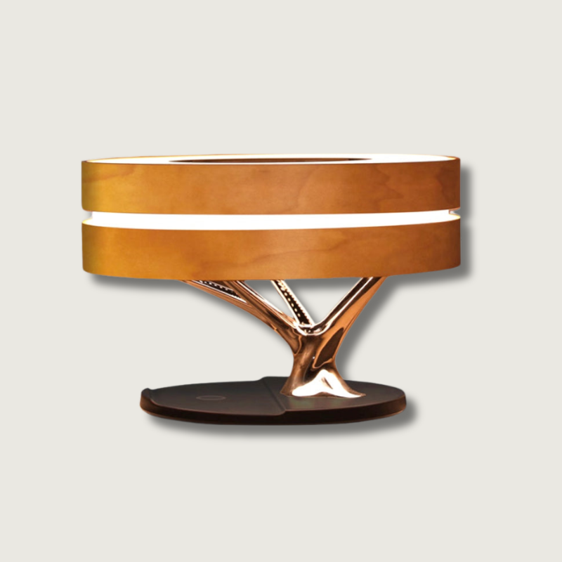 Lampe de Bureau Multifonctionnelle - Éclairage, Musique et Charge Sans Fil