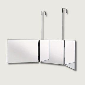 Miroir Rotatif à 3 Faces - Visibilité Complète pour Coiffage Parfait