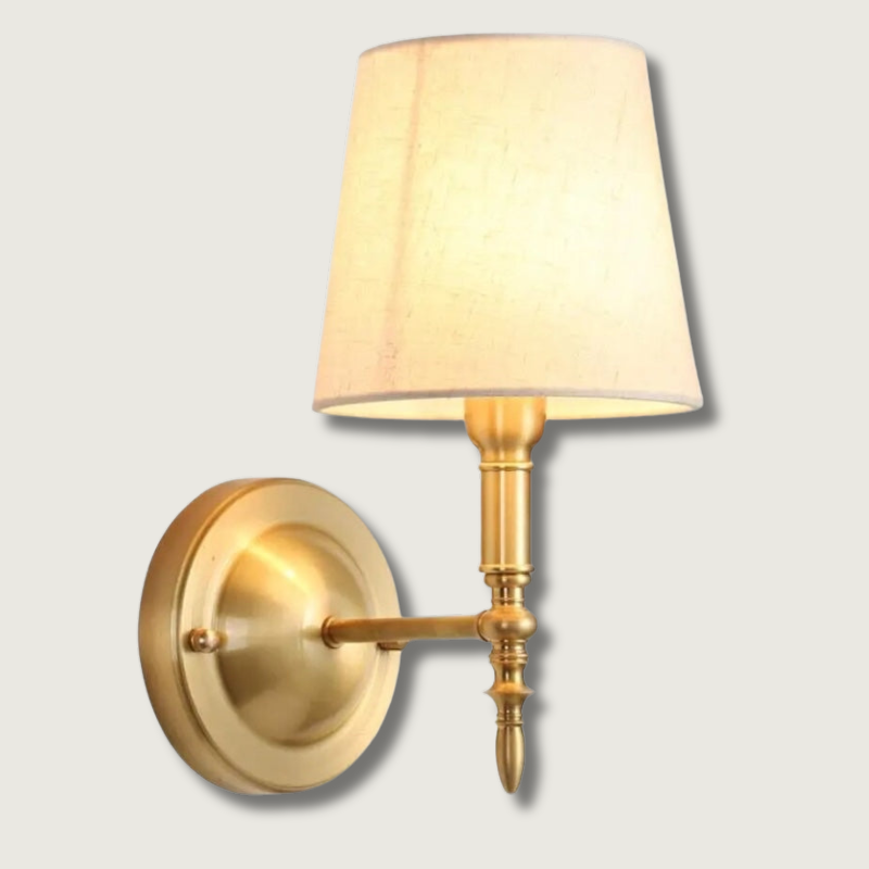 Lampe Murale Vintage Dorée - Éclairage Chaleureux et Élégant