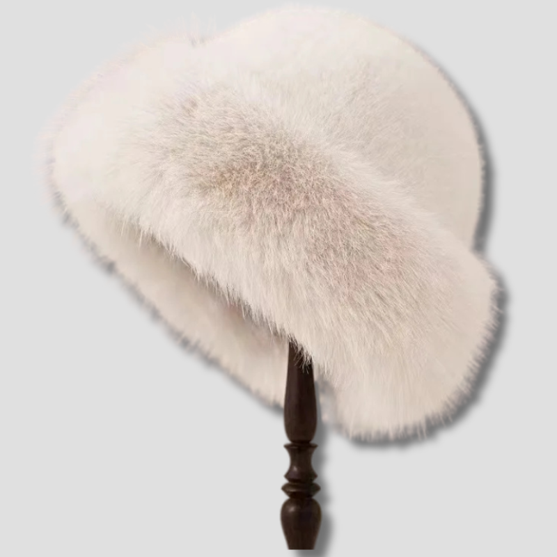 Chapeau en Fausse Fourrure Luxe - Élégance et Confort pour Hiver