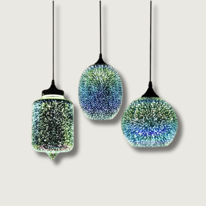 Lampe en Verre Écologique - Design Élégant et Lumineux