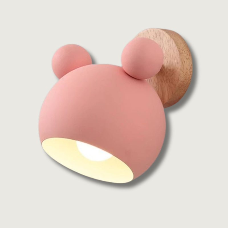 Lampe Murale Souris LED - Décoration Colorée pour Chambre d'Enfant