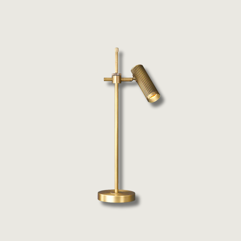 Lampe de Table en Cuivre - Élégance et Fonctionnalité pour Intérieur