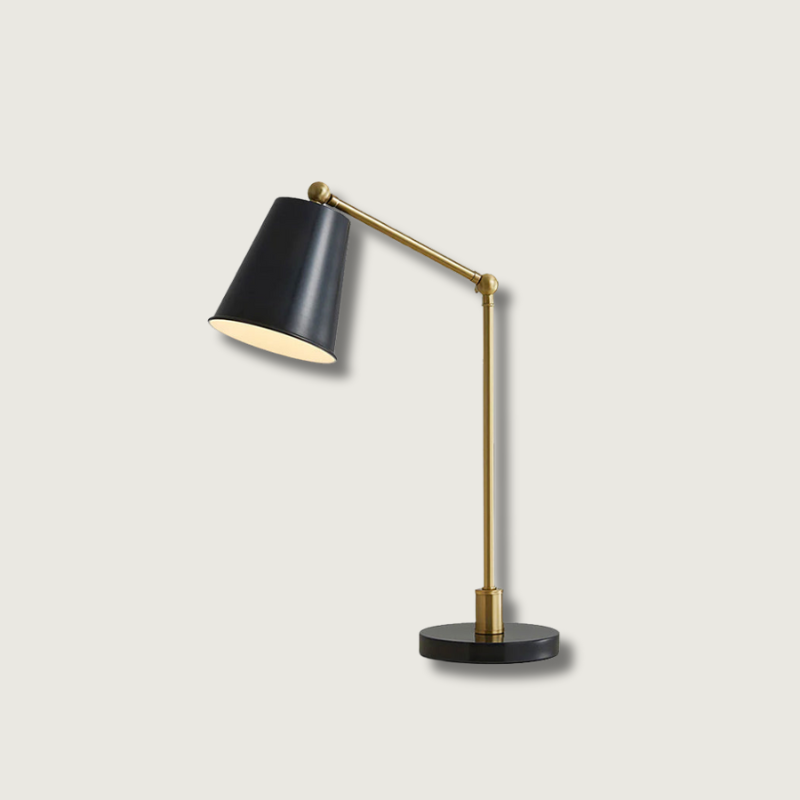 Lampe de Bureau Moderne en Laiton - Design Élégant et Efficace