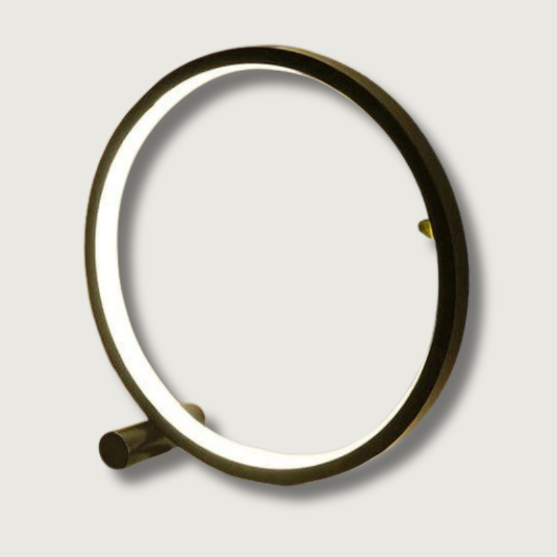 Lampe de Table Circulaire Tactile - Design Élégant et Rechargeable USB