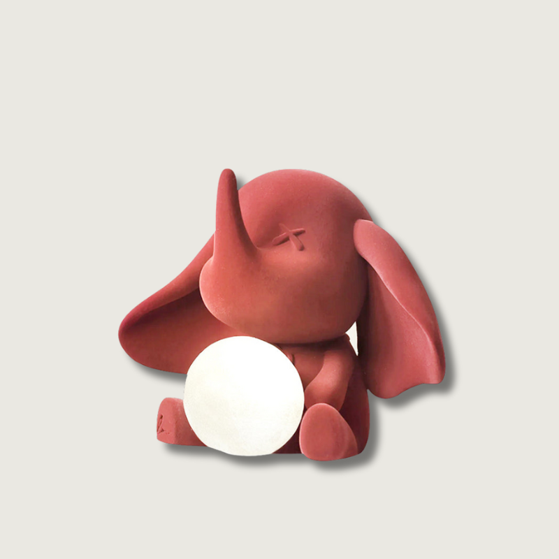 Lampe Éléphant en Résine - Lumière Douce et Chaleureuse pour Intérieur