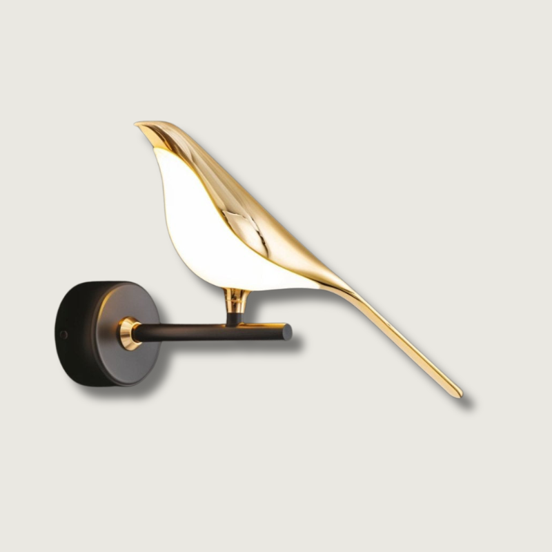 Applique Murale LED Oiseau - Éclairage Chaud et Design Élégant