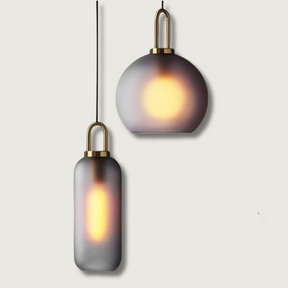 Lampe Suspendue en Verre - Élégante et Ajustable pour Intérieurs Modernes