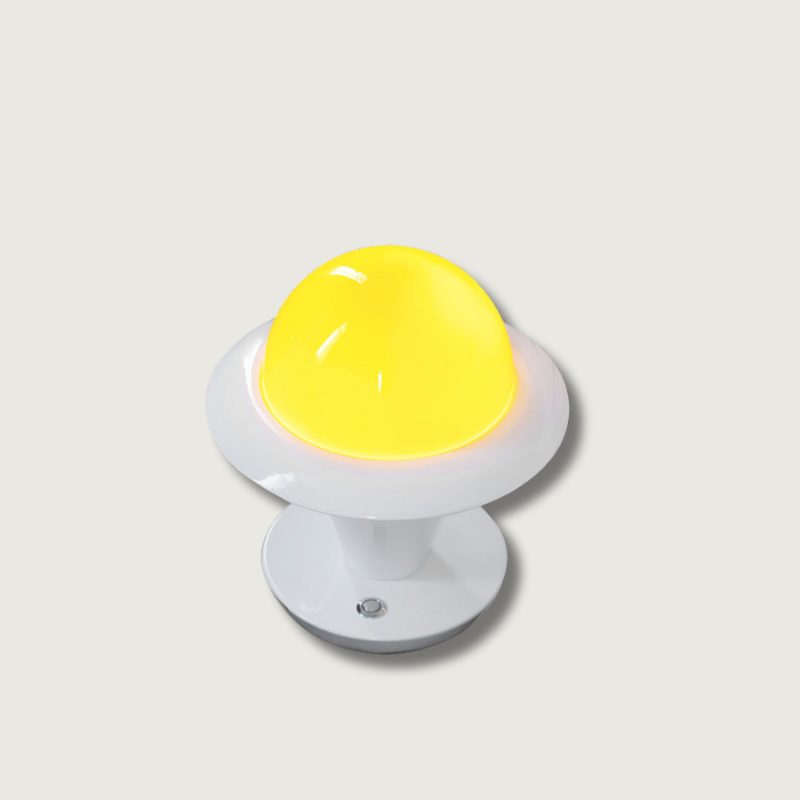 Lampe de Table Moderne en Verre - Design Unique et Atmosphère Chaleureuse