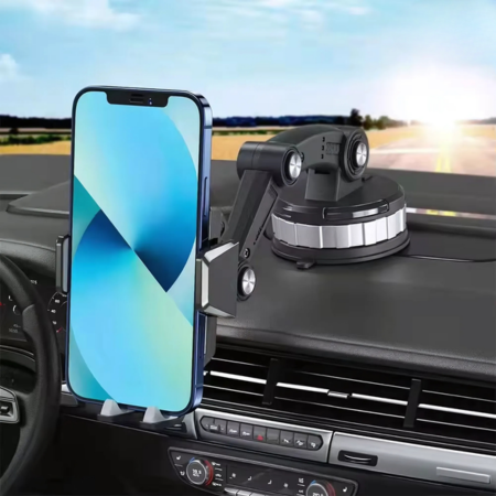 Support de Téléphone pour Voiture - Ventouse Puissante et Rotation à 360°