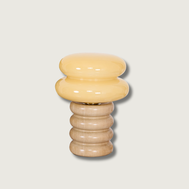 Lampe de Bureau Élégante en Bois - Design Raffiné pour Intérieurs Modernes