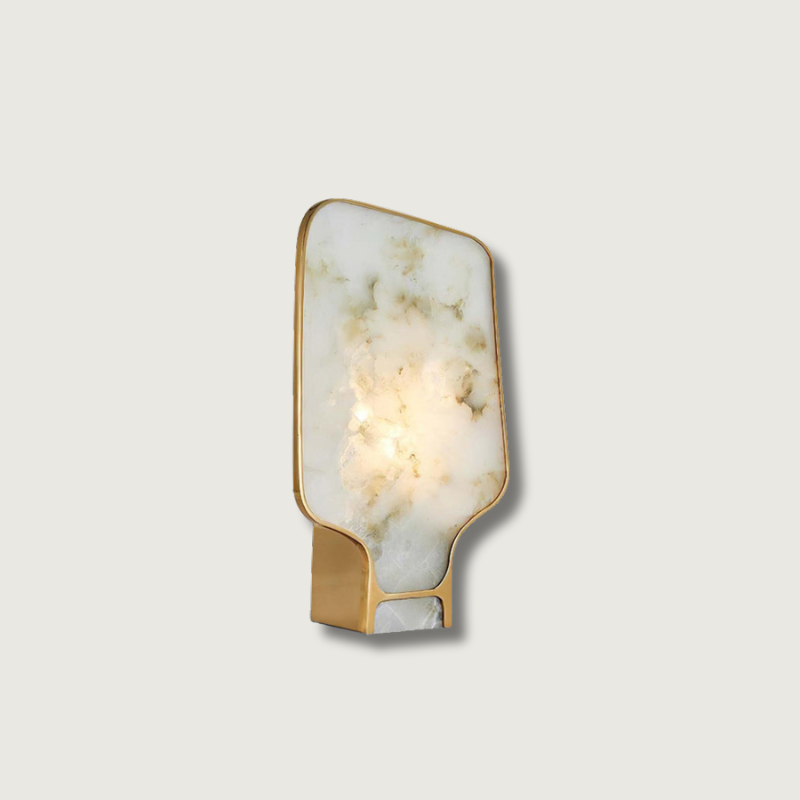 Lampe en Albâtre Élégante - Éclairage Sophistiqué pour Intérieur