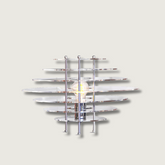 Lampe de Bureau Chrome Moderne - Design Élégant en Métal et Acrylique