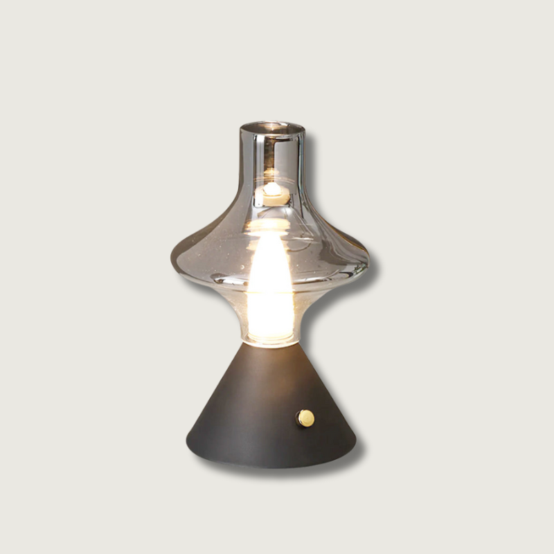 Lampe de Table Vintage Rechargeable - Charme Rétro et Fonctionnalité Pratique