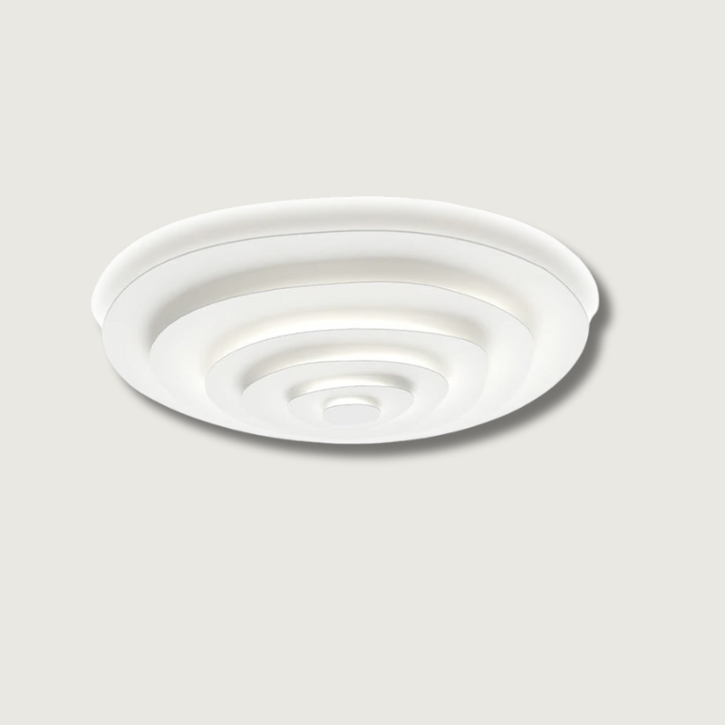 Lampe de Plafond Élégante en Métal - Design Ondulé et Ambiance Chaleureuse