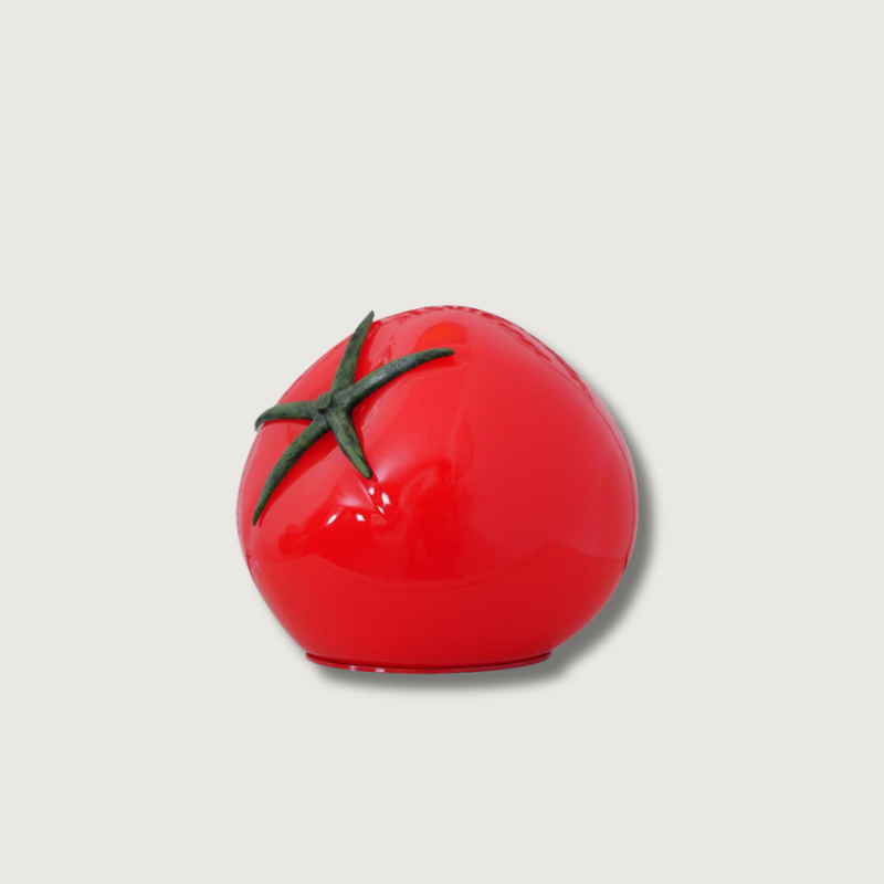 Lampe de Table en Résine Tomate - Éclairage Ludique et Ambiance Chaleureuse