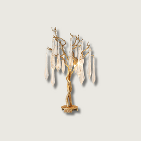Lampe de Table en Laiton et Verre - Éclairage Ambiant Luxueux et Raffiné