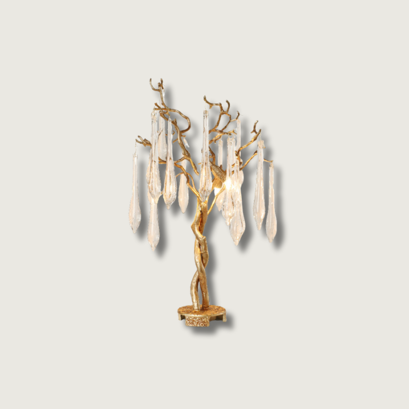 Lampe de Table en Laiton et Verre - Éclairage Ambiant Luxueux et Raffiné