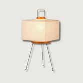 Lampe en Papier de Riz Japandi - Éclairage Ambiant et Style Wabi-Sabi