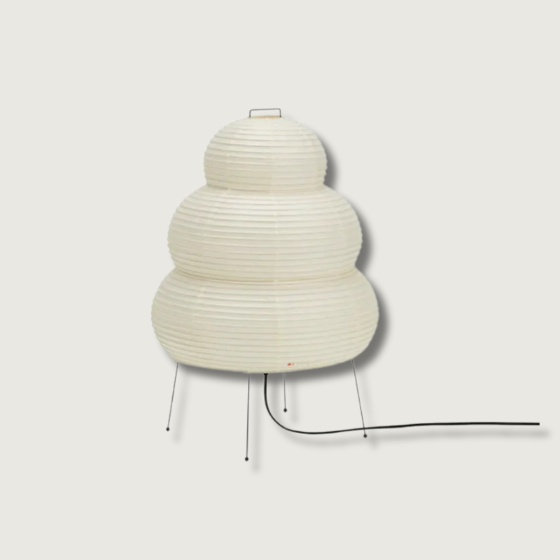 Lampe LED en Papier de Riz - Lumière Douce et Écologique