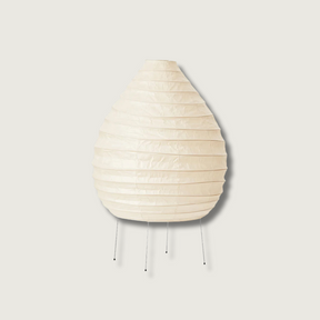 Lampe de Table en Papier de Mûrier - Design Élégant et Atmosphérique