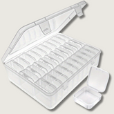 Organisateur de Perles Transparent - Ensemble de 30 Boîtes de Rangement