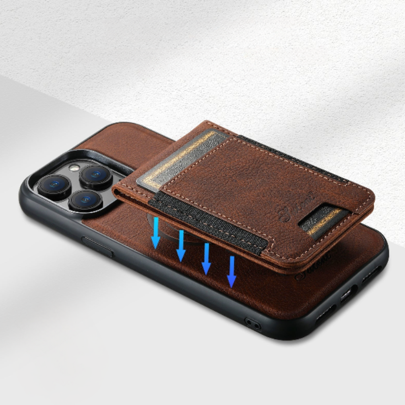 Coque de Téléphone Élégante et Durable - Porte-Carte Intégré et Protection Supérieure