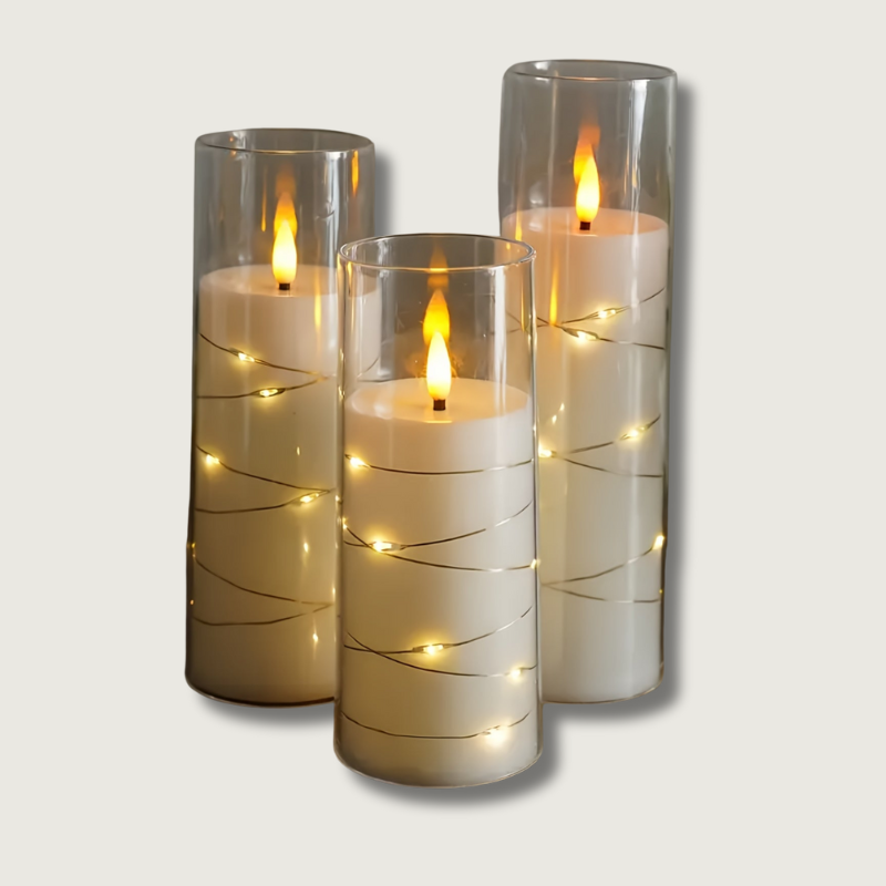 Bougies LED Télécommandées - Ambiance Chaleureuse et Sûre
