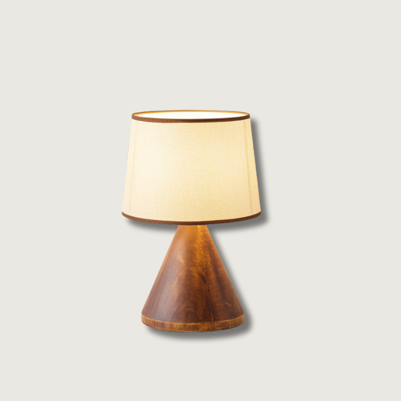 Lampe de Table Élégante en Bois - Éclairage Doux et Ambiant