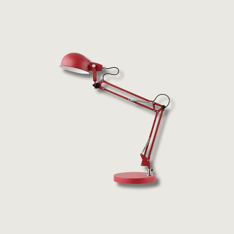Lampe d'Accent Rouge Ajustable - Éclairage Élégant et Fonctionnel