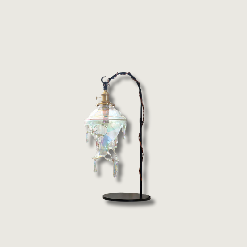 Lampe de Table en Résine - Design Organique et Éthéré