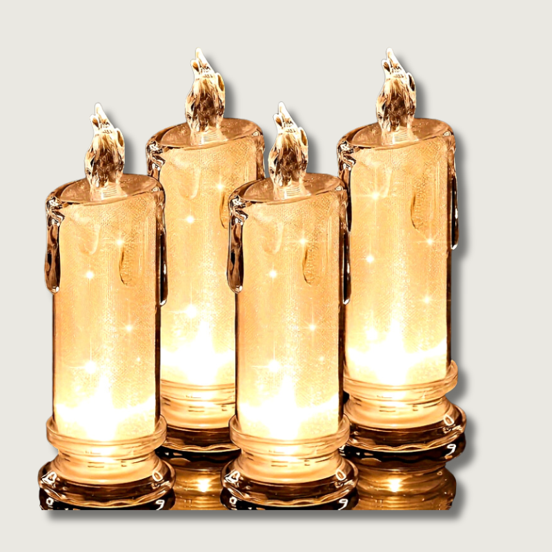 Bougies LED Sans Flamme pour Décoration - Ambiance Sûre et Chaleureuse