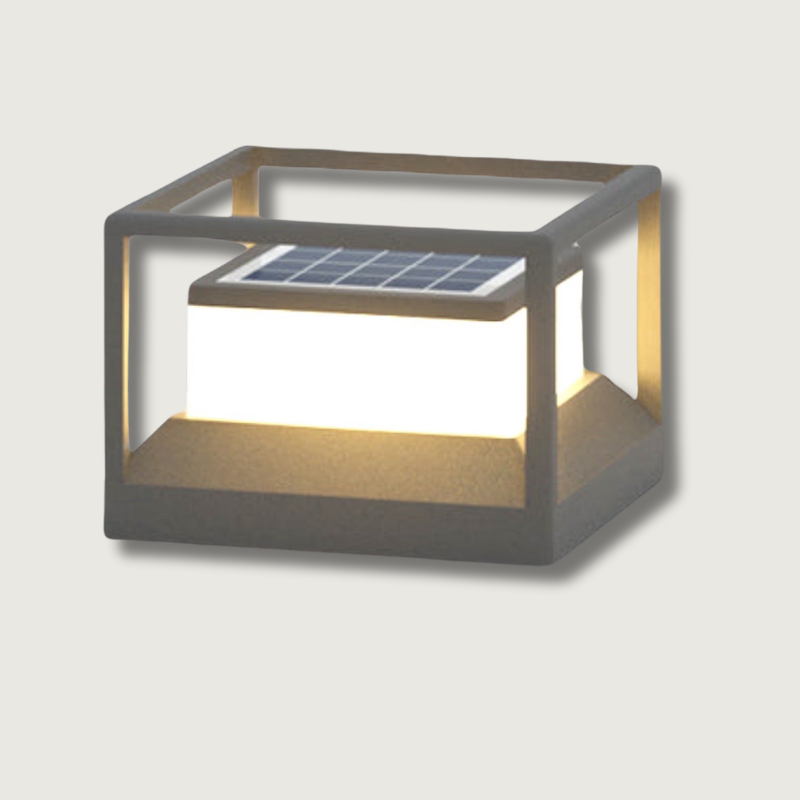 Lampe Solaire pour Terrasse - Éclairage Élégant et Écologique
