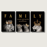 Affiches Murales de Lions | Art Inspirant pour Décoration Intérieure